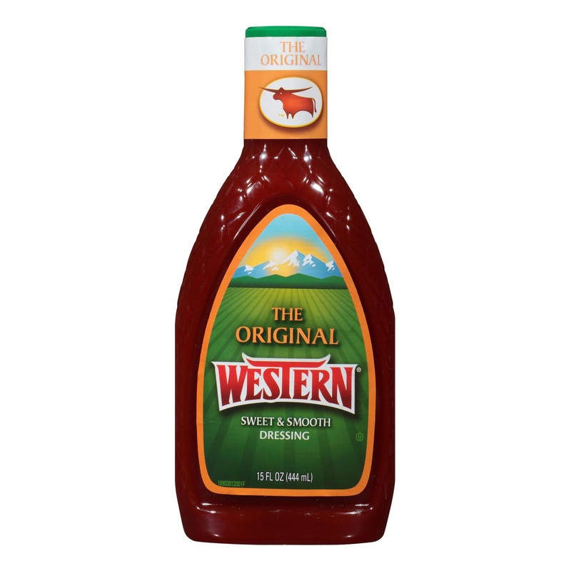 Western Original Sweet French Salad Dressing 15 fl. oz. – Smooth and Delicious (Pack of 1)