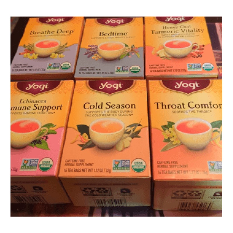 Yogi Tea Get Well Variety Pack Sampler – Cold & Flu Herbal Tea Support – 96 Organic Tea Bags