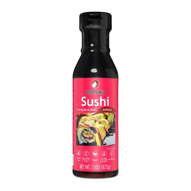 Otafuku Sushi Eel Sauce 15 Oz – Japanese Unagi Sauce, Gluten-Free for Sushi Rolls | 1 Pack