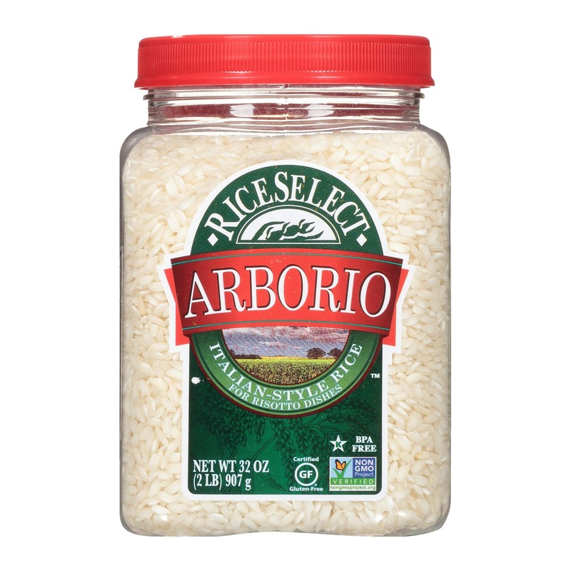 RiceSelect Arborio Rice: Premium Gluten-Free Non-GMO Rice for Italian Risotto – 32oz Jar