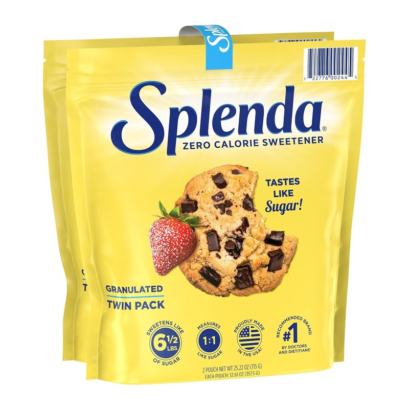 SPLENDA No Calorie Sweetener 25.22 oz Twin Pack – Granulated Sugar Substitute