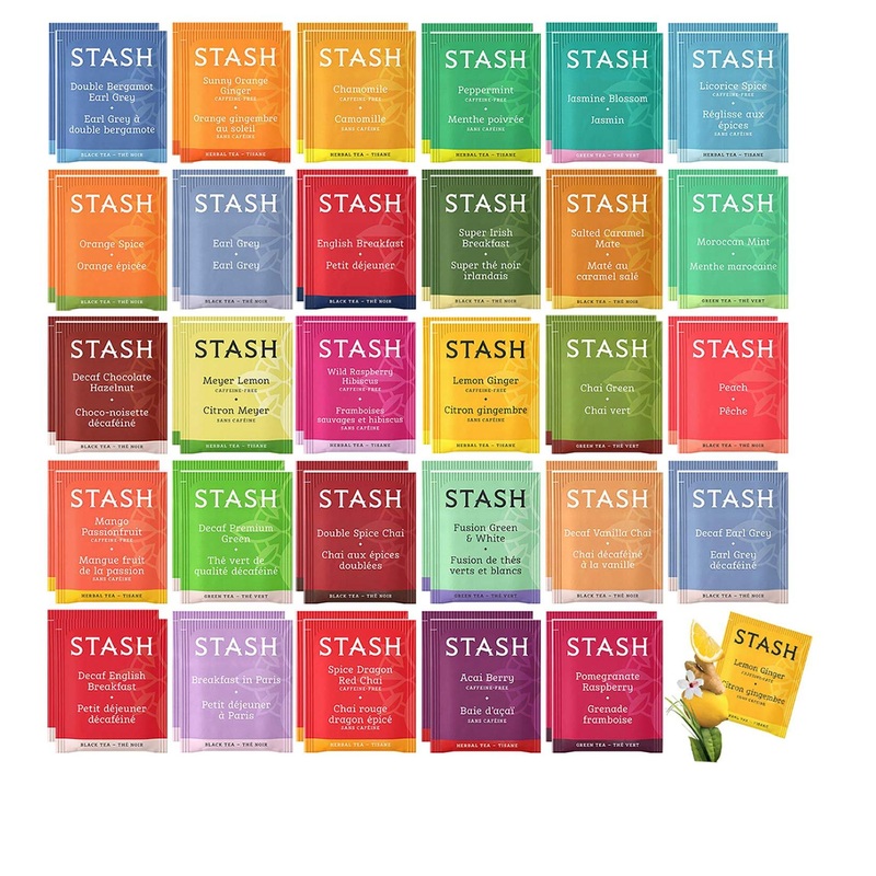 Blue Ribbon Tea Bags Sampler Assortment Box – 52 Count