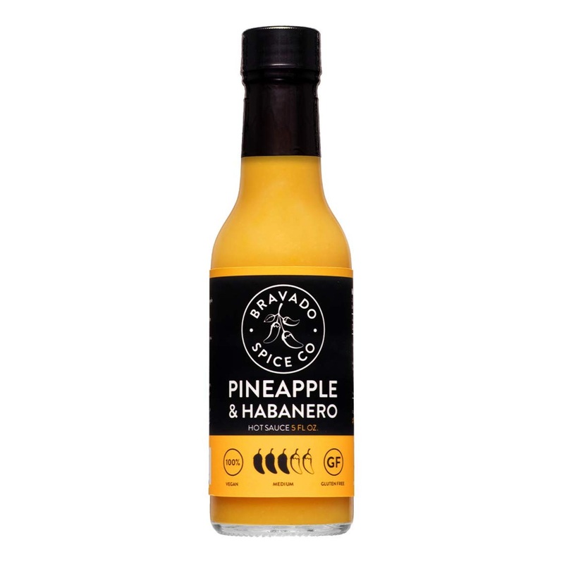 Bravado Spice Pineapple & Habanero Hot Sauce – Award-Winning, Gluten-Free, Vegan, Low Carb, All Natural – 5 oz