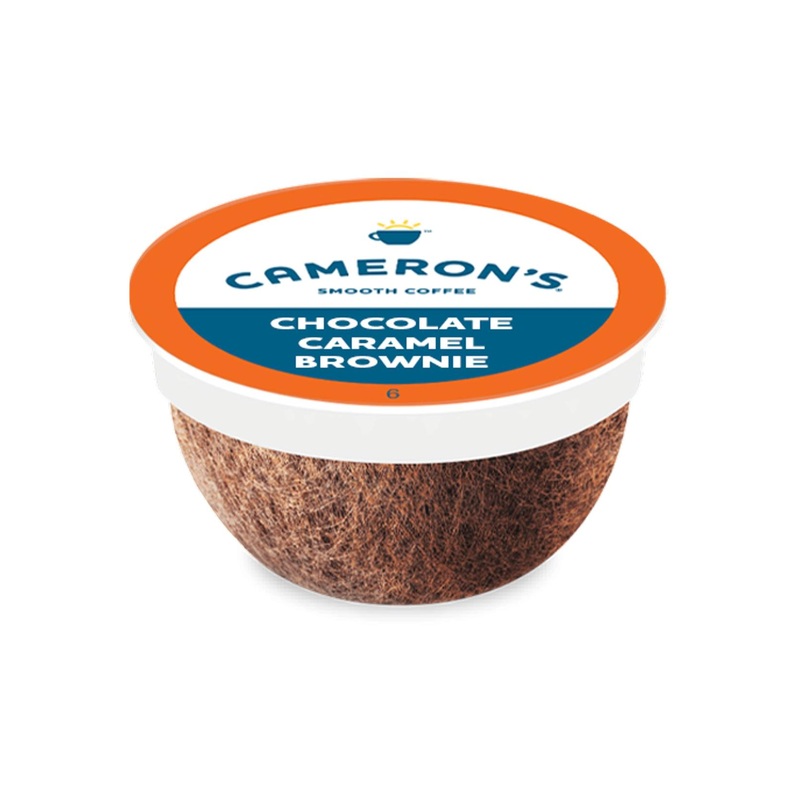 Cameron’s Coffee Chocolate Caramel Brownie Single Serve Pods – 12 Count