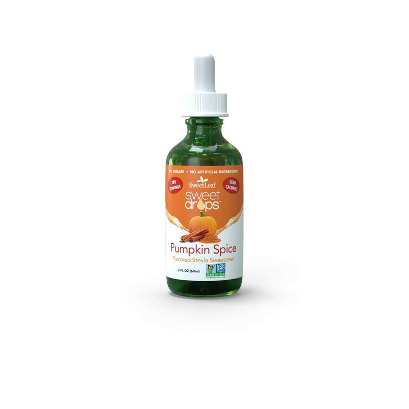 SweetLeaf Pumpkin Spice Liquid Stevia 2 Fl Oz – Non-GMO, Sugar Free, Keto Friendly