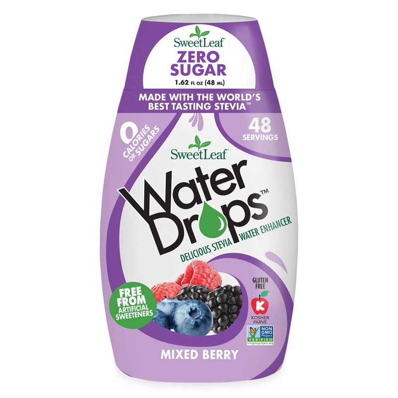 SweetLeaf WaterDrops Mixed Berry – 1.62 Fl Oz Flavoring | Sugar-Free Water Enhancer