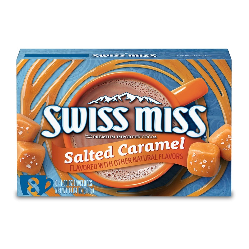 Swiss Miss Salted Caramel Flavored Hot Cocoa Mix  1.38 oz 8 ct