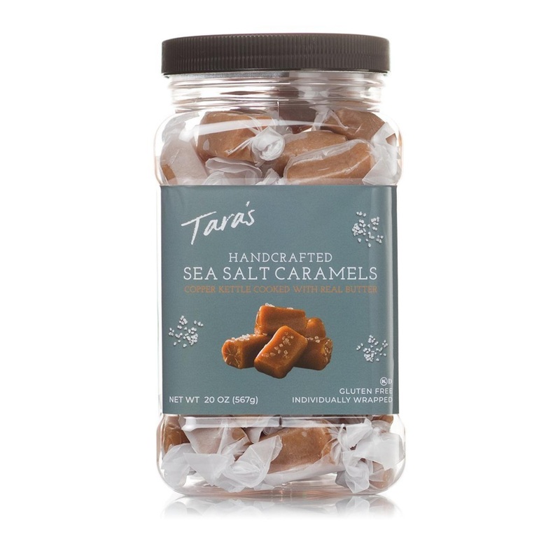 Taras All Natural Handcrafted Sea Salt Caramel – Small Batch Kettle Cooked – 20 oz