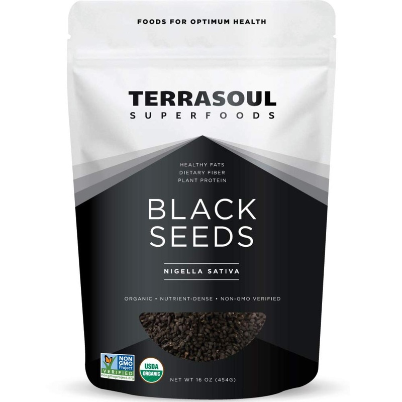 Terrasoul Superfoods Organic Black Cumin Seeds (Nigella Sativa) 1 Lb – Digestive Health  Immunity