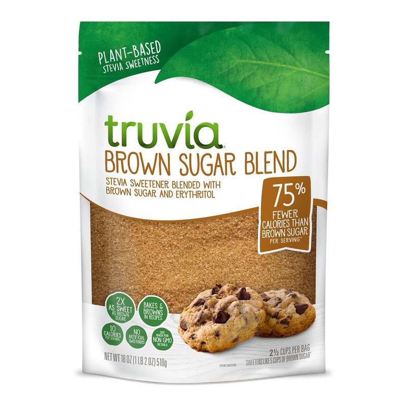 Truvia Brown Sugar Blend 18 oz Bag – Natural Stevia Sweetener & Brown Sugar Mix