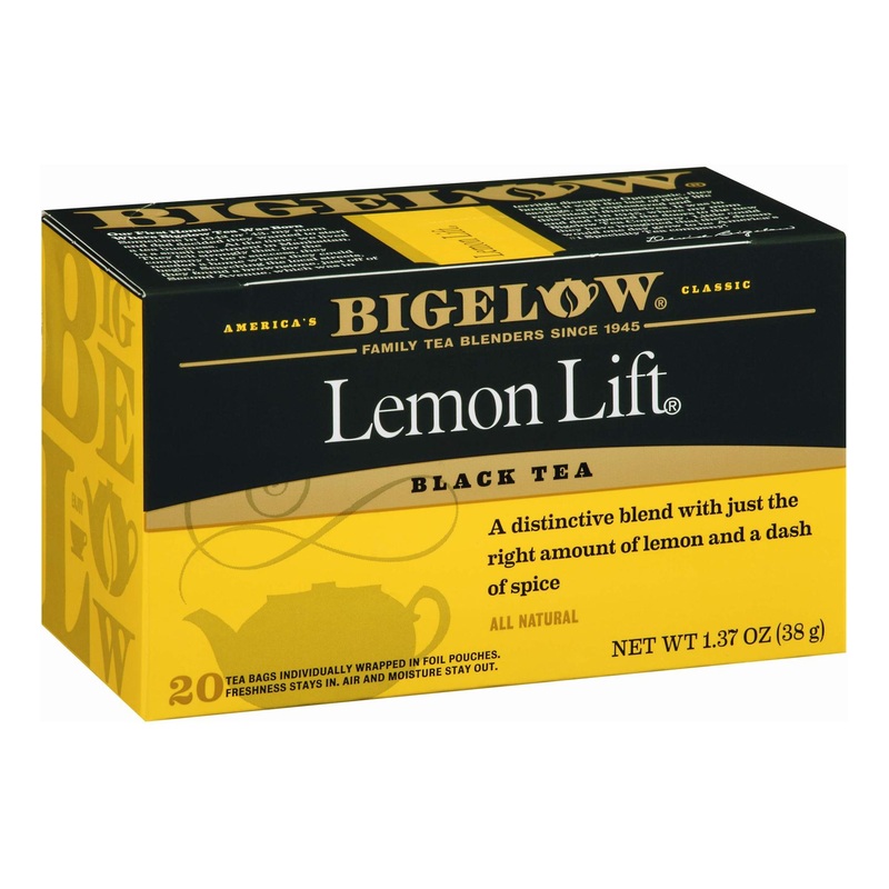 Bigelow Lemon Lift Black Tea  120 Caffeinated Tea Bags (6 Packs of 20)