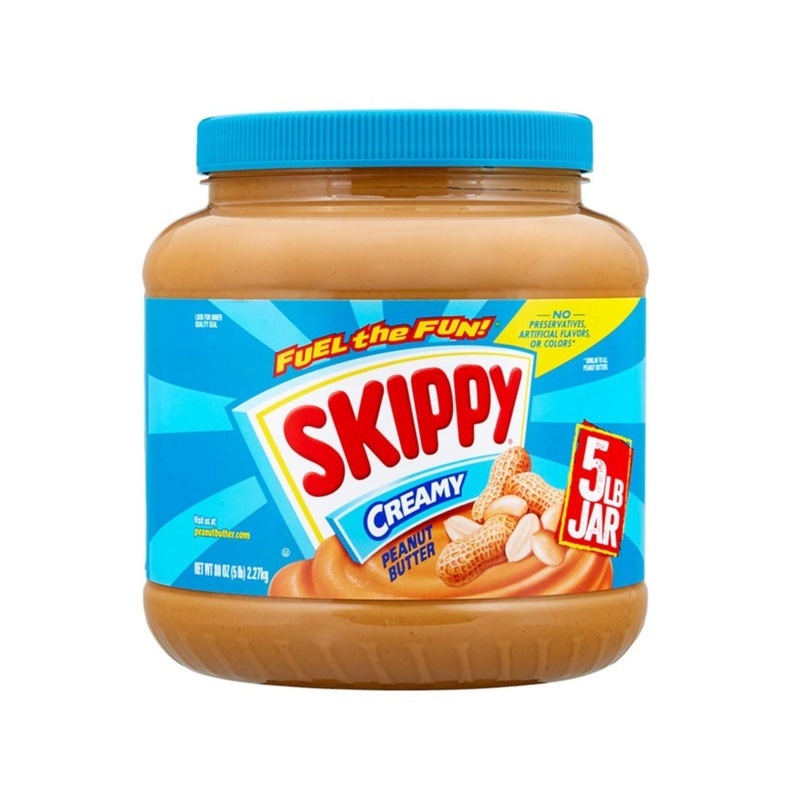 SKIPPY Creamy Peanut Butter 5lb 80oz – Large Size Family Pack