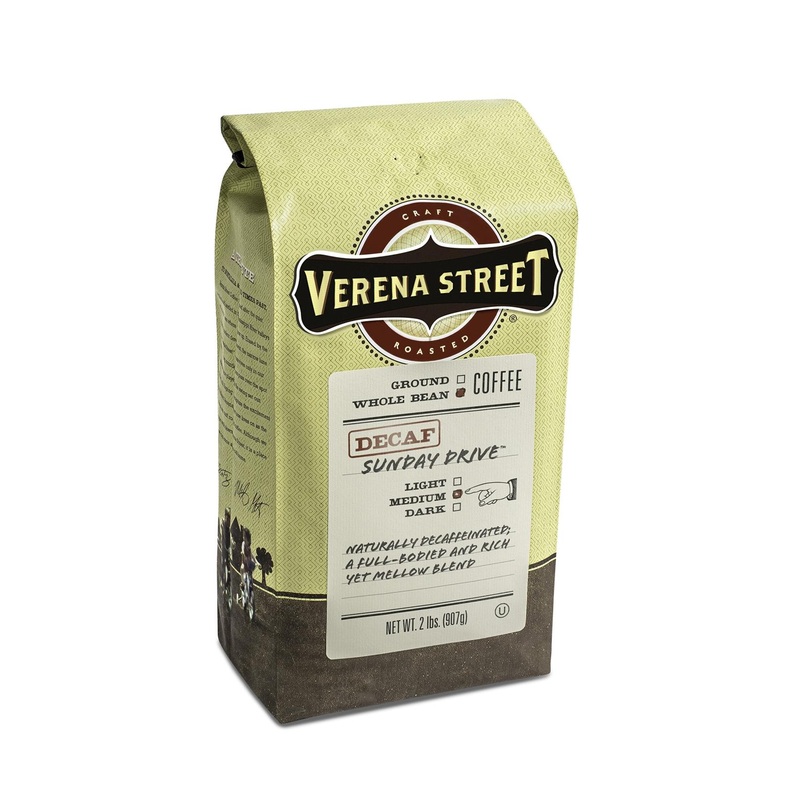 Verena Street Sunday Drive Decaf Whole Bean Coffee – 2 lb (Pack of 1)