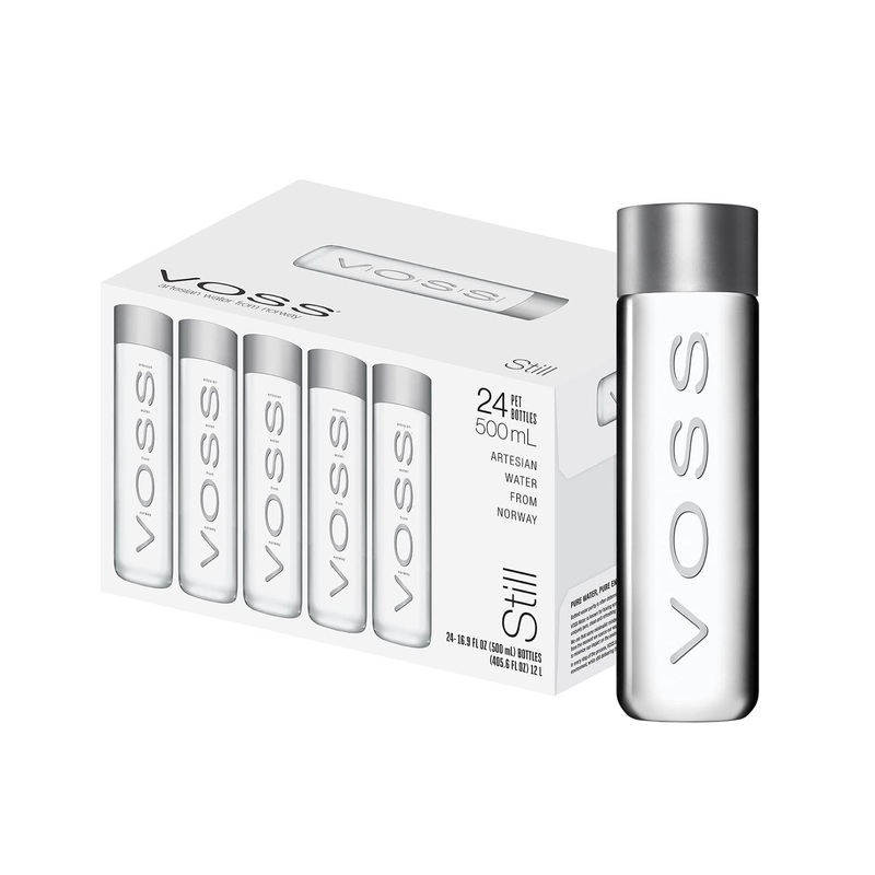 VOSS Premium Still Bottled Water 500ml 24 Count Pack – BPA Free PET Plastic, Crisp Refreshing Taste, On-The-Go Hydration – Recyclable, Naturally Pure – Original