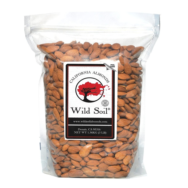 Wild Soil Beyond Almonds – 20% Higher Protein, Distinct and Superior to Organic Raw – 3 Pound Pack