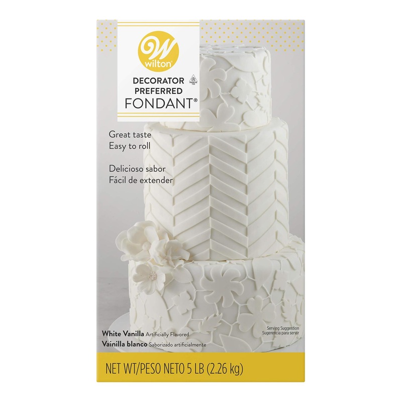 Wilton Decorator Preferred White Fondant 5 lb – Perfect for Cake Decorating