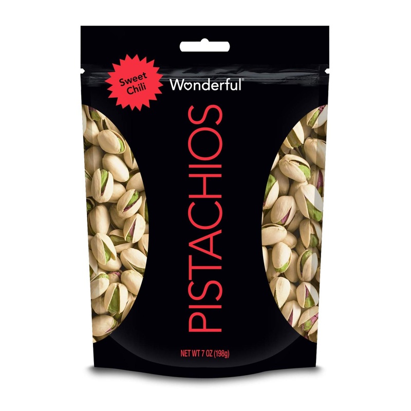 Wonderful Pistachios Sweet Chili Pouch 7oz – Delicious Spicy Snack (1 Pack)