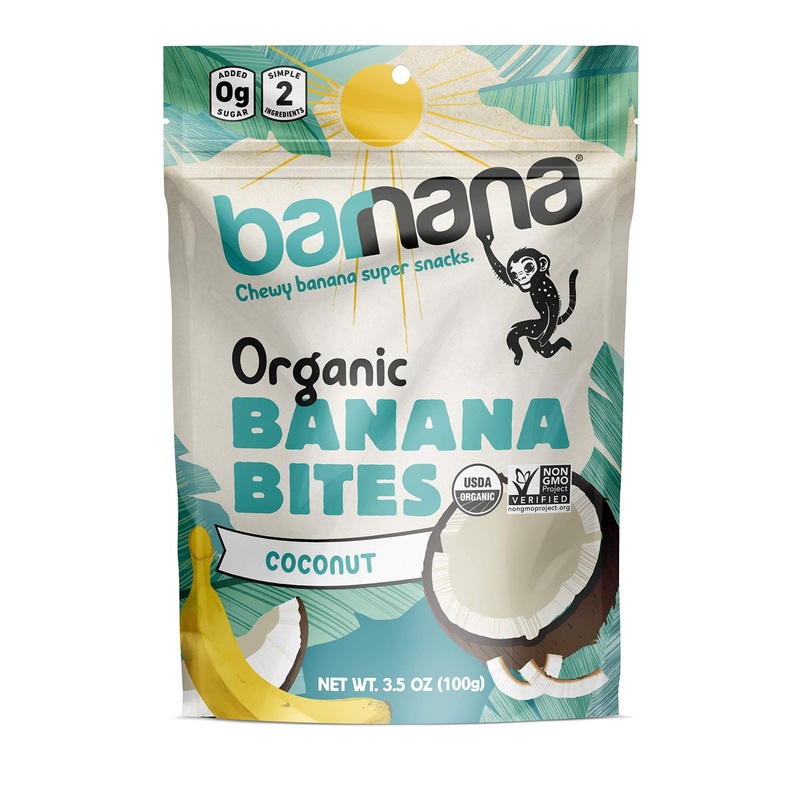 Barnana Organic Chewy Banana Bites with Coconut – 3.5oz | Vegan, Paleo, Potassium-Rich Snack for Hiking & Lunch