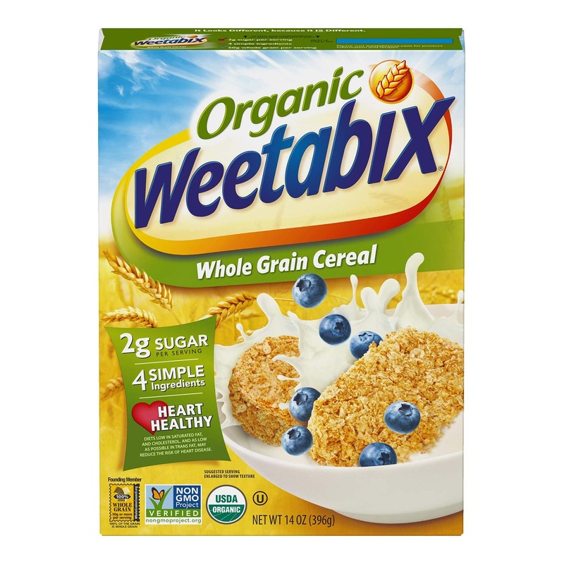 Buy Weetabix Organic Whole Grain Cereal – USDA Organic, Non-GMO, Vegan, 14 Oz Box