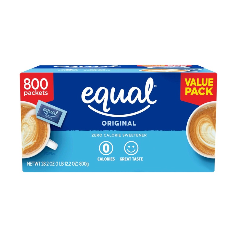 EQUAL 0 Calorie Sweetener – 800 Pack | Zero Calorie Sugar Substitute & Sugar Alternative