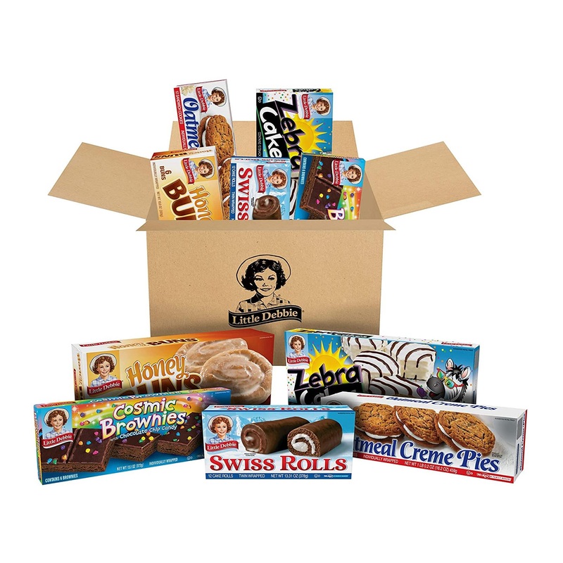 Little Debbie Variety Pack – Zebra Cakes, Cosmic Brownies, Honey Buns, Oatmeal Creme Pies & Swiss Rolls