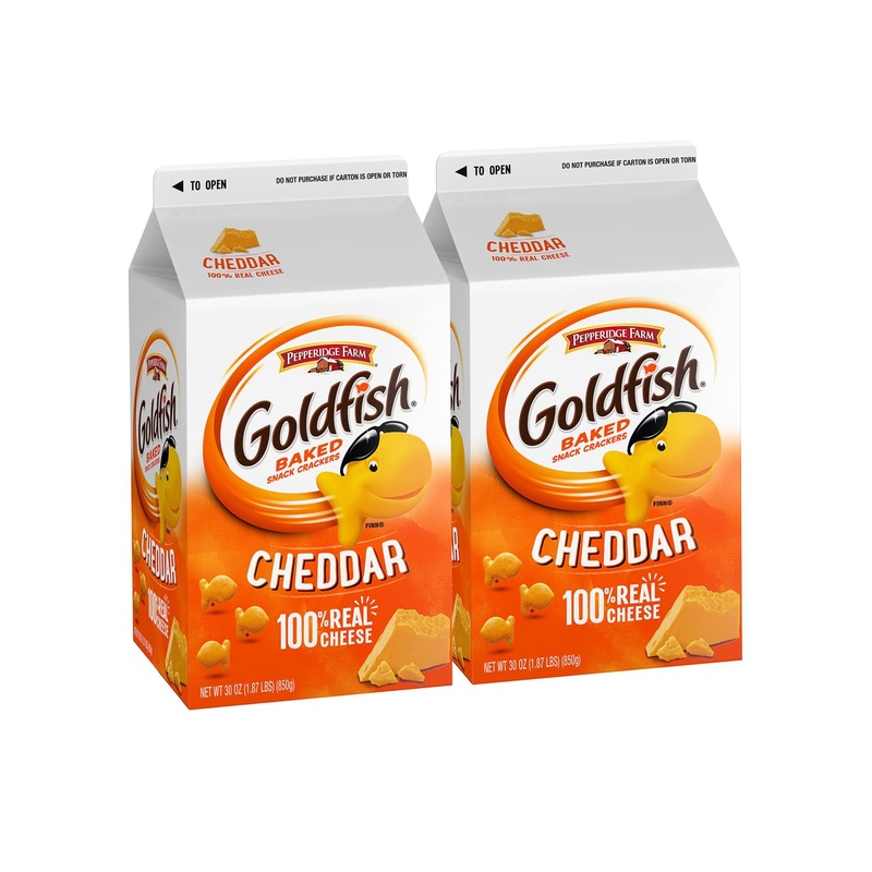Pepperidge Farm Goldfish Cheddar Crackers – 30oz Pack of 2 | Delicious Snack