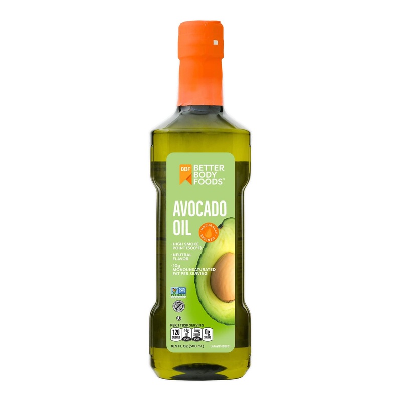 BetterBody Foods Avocado Oil – Refined Non-GMO Cooking Oil for Paleo & Keto, 500ml