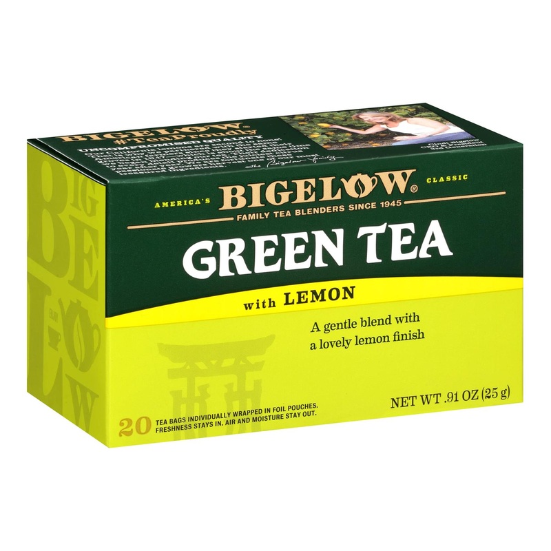 Bigelow Green Tea with Lemon – Caffeinated, 120 Bags (6 Pack) – Refreshing & Healthy