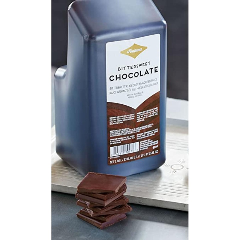 Buy Fontana Bittersweet Chocolate Sauce 63 fl oz – Premium Dessert Topping