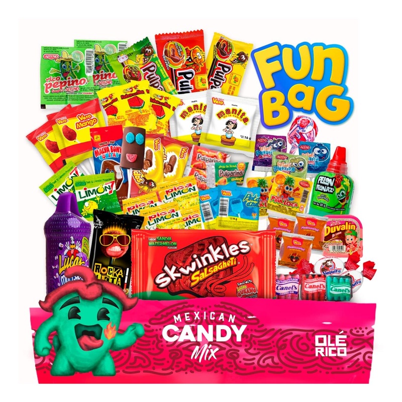 Buy Mexican Candy Assortment (50 Count) – Ole Rico Gourmet Treats