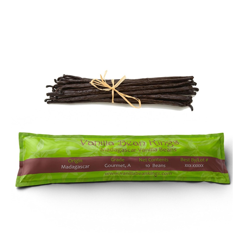 Grade A Madagascar Vanilla Beans  10 Whole Pods for Extract & Baking