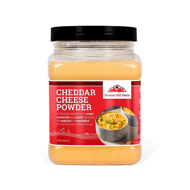 Hoosier Hill Farm Cheddar Cheese Powder – 1 lb | Premium Flavor for Cooking & Snacks