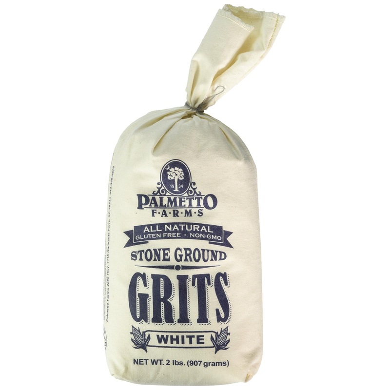 Palmetto Farms Stone Ground White Grits – 32 Ounce | Premium Southern Comfort Food