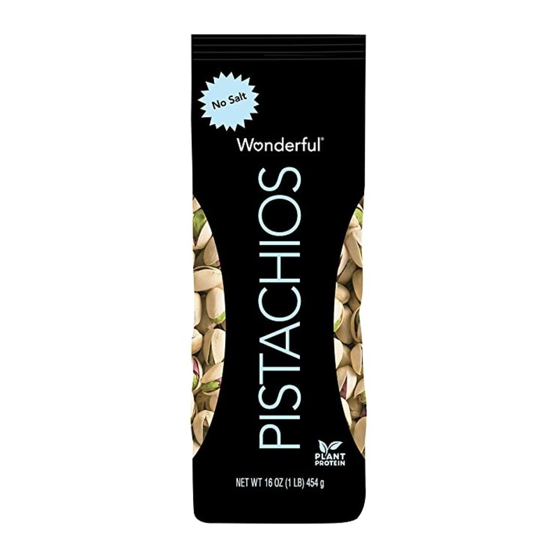 Wonderful No Salt Roasted Pistachios 16 oz – Healthy Snack