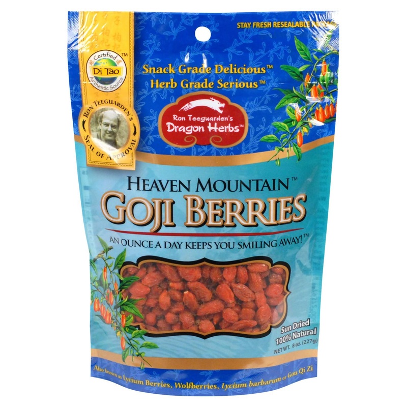 Dragon Herbs Heaven Mountain Goji Berries 8 oz – Premium Superfood for Wellness