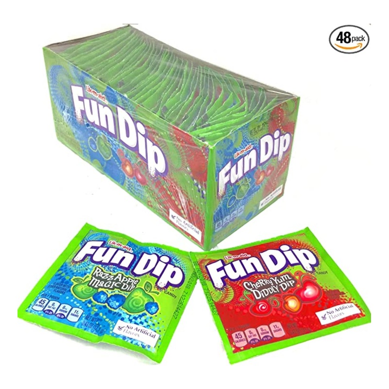 Fun Dips Candy – 48-Count Box | Sweet Treats for All Ages