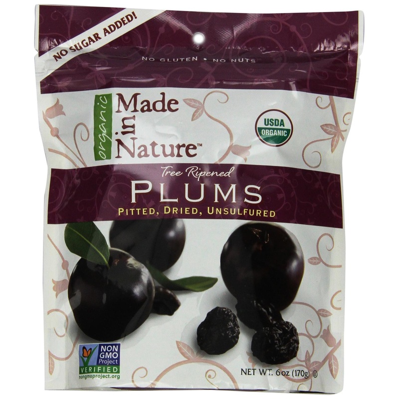 Made in Nature Organic Dried Plums – 6 oz Super Snacks | High-Quality Prunes