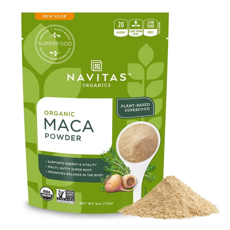 Navitas Organics Organic Maca Powder 4 oz – Superfood for Energy & Wellness