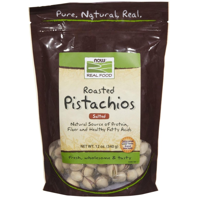 Now Foods Roasted Pistachios with Sea Salt 12 oz | Healthy Snack & Protein Boost