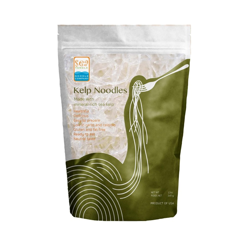 Sea Tangle Kelp Noodles 12 oz | Healthy Low-Carb Noodle Alternative