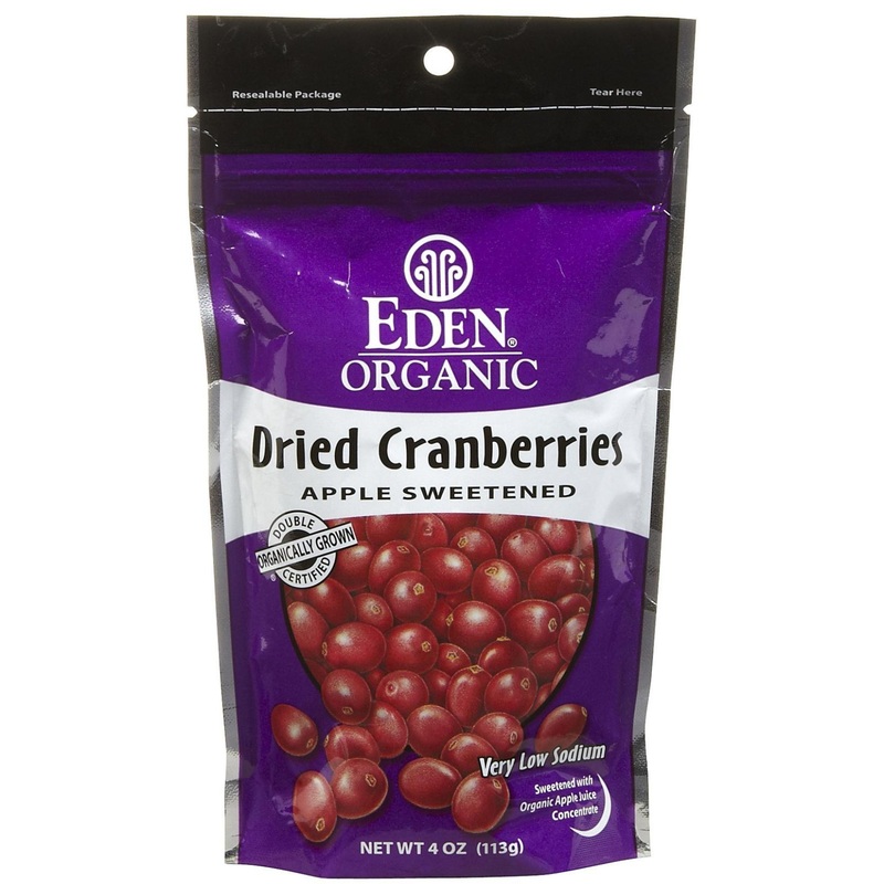 Eden Foods Organic Dried Cranberries 4 oz – Healthy Snack & Superfood