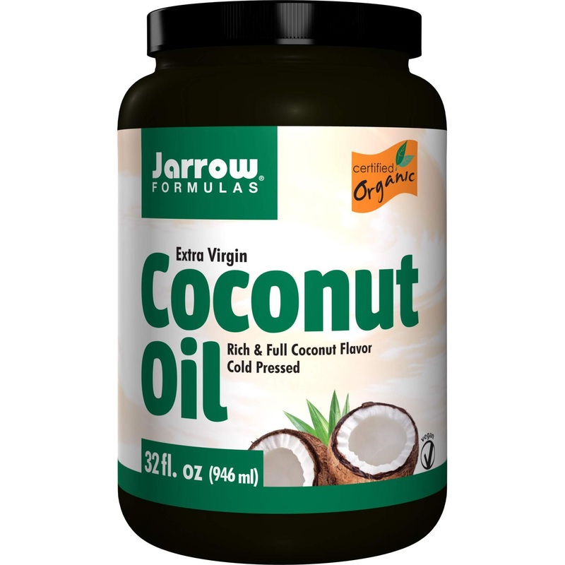 Jarrow Formulas Organic Extra Virgin Coconut Oil – Expeller Pressed 32 fl oz (946 ml)