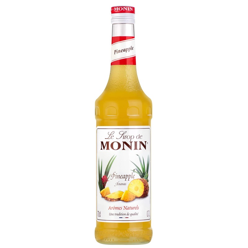 MONIN Premium Pineapple Syrup 700ml – Vegan-Friendly, Allergen-Free | 100% Natural Flavours for Cocktails and Mocktails