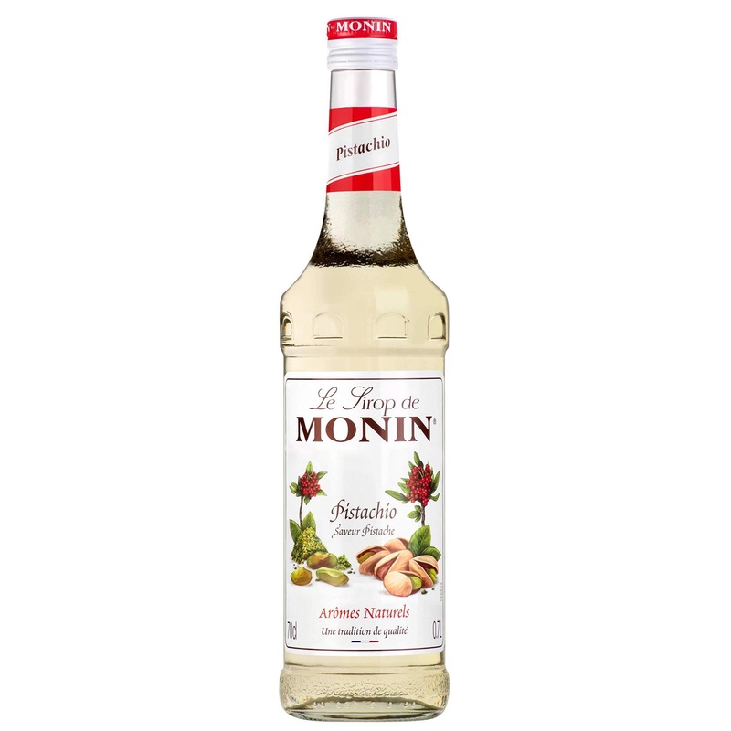 MONIN Premium Pistachio Syrup 700ml – Vegan-Friendly & Allergen-Free | 100% Natural Flavours for Coffee & Cocktails