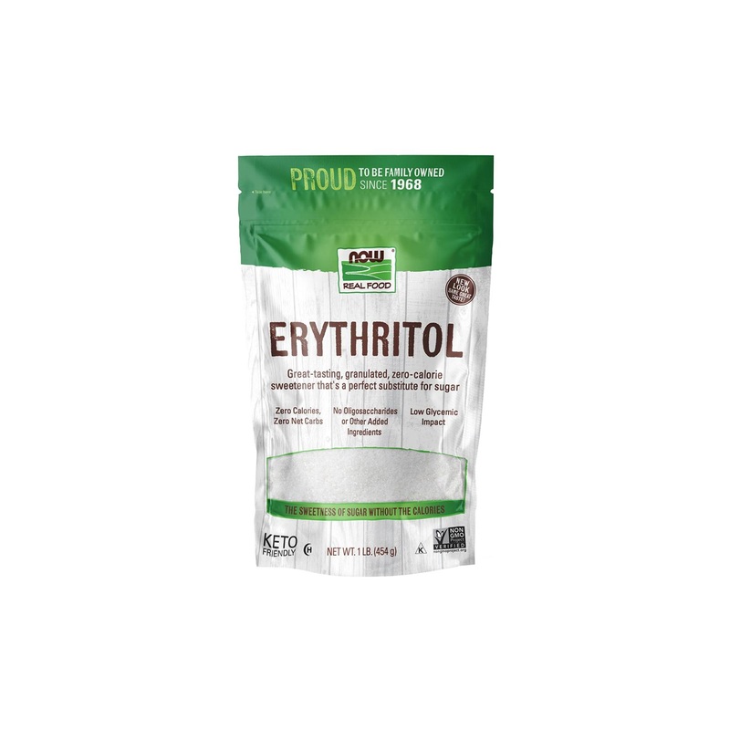 Now Foods Erythritol Natural Sweetener 1 lb – Zero Calorie Sugar Substitute
