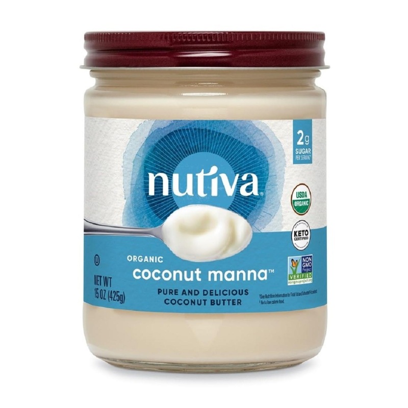 Nutiva Organic Coconut Manna – Pureed Coconut 15 oz | Healthy Superfood Spread