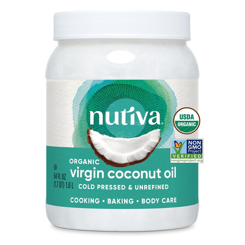 Nutiva Organic Virgin Coconut Oil 54 fl oz – Pure, Cold-Pressed & Non-GMO