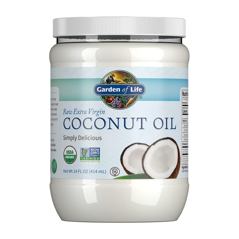 Shop Garden of Life Raw Extra Virgin Coconut Oil – 14 fl oz for Health Benefits